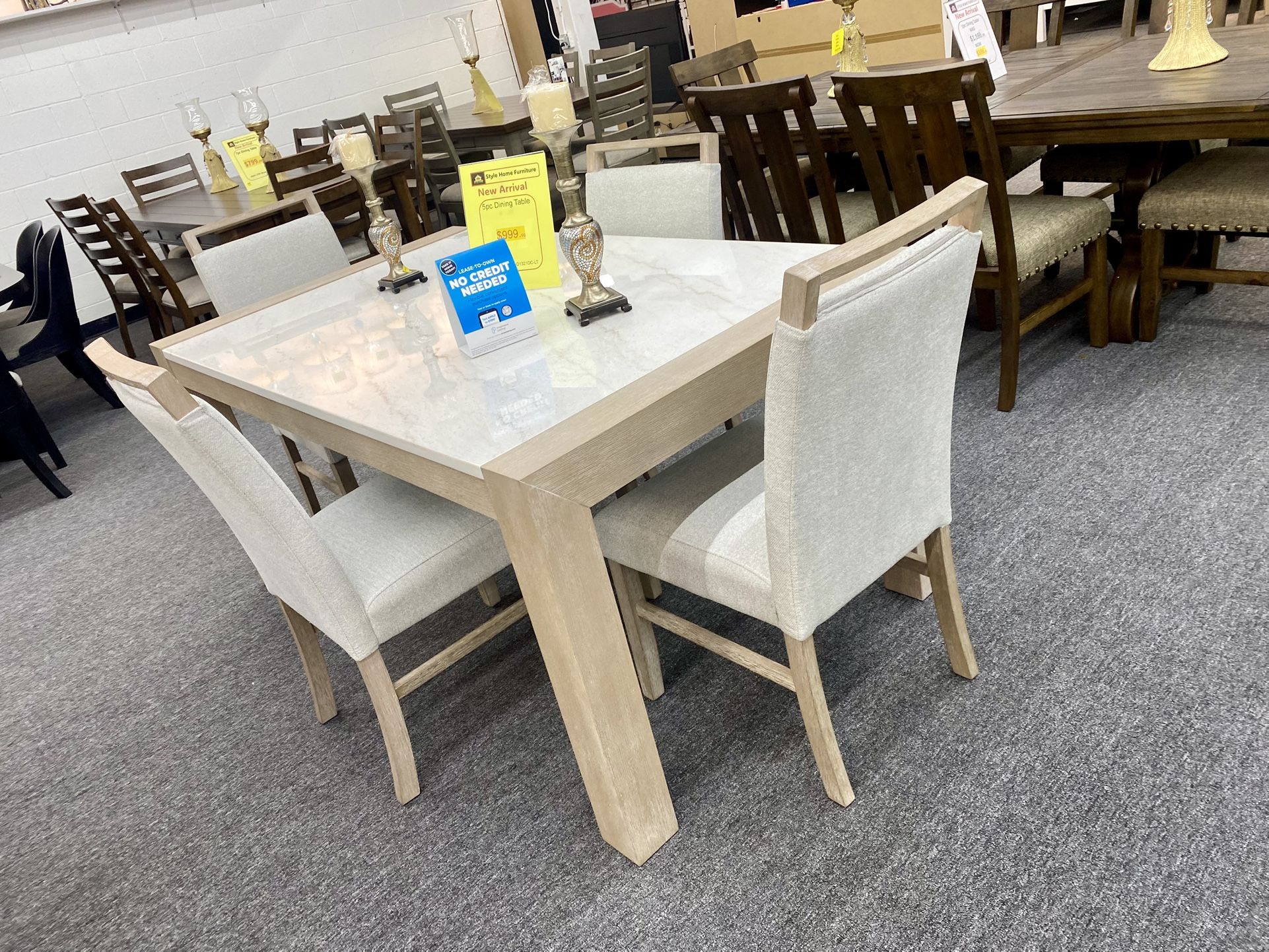 5pc Dinning Table Set $999