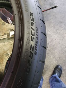 Semi new single tire 255/35ZR20 (97Y) Pirelli PZero R NA2 Porsche Oem just$250 free Installation Only At GM Bros Garage In S El Monte Ca