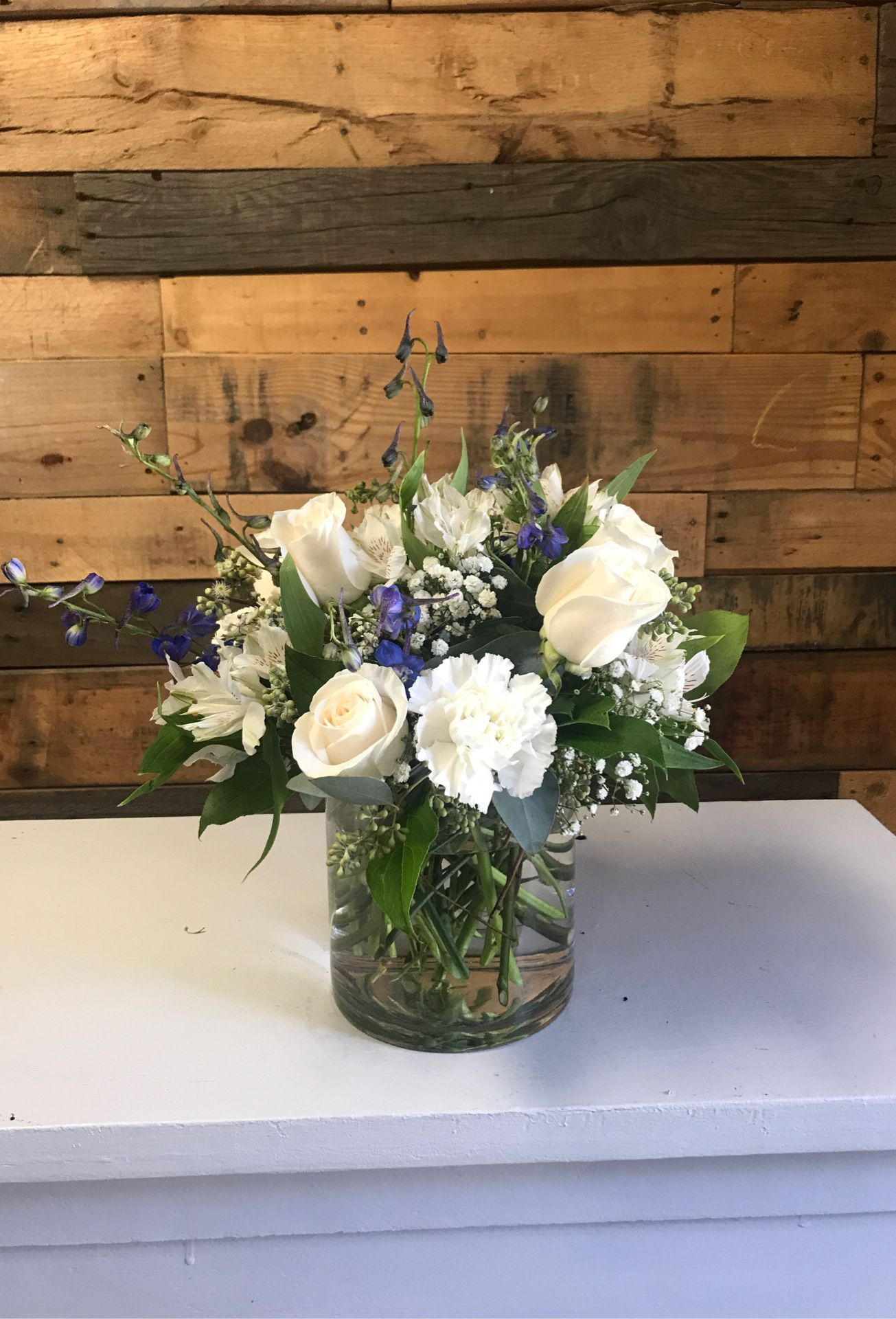 Flower arrangement made to order.