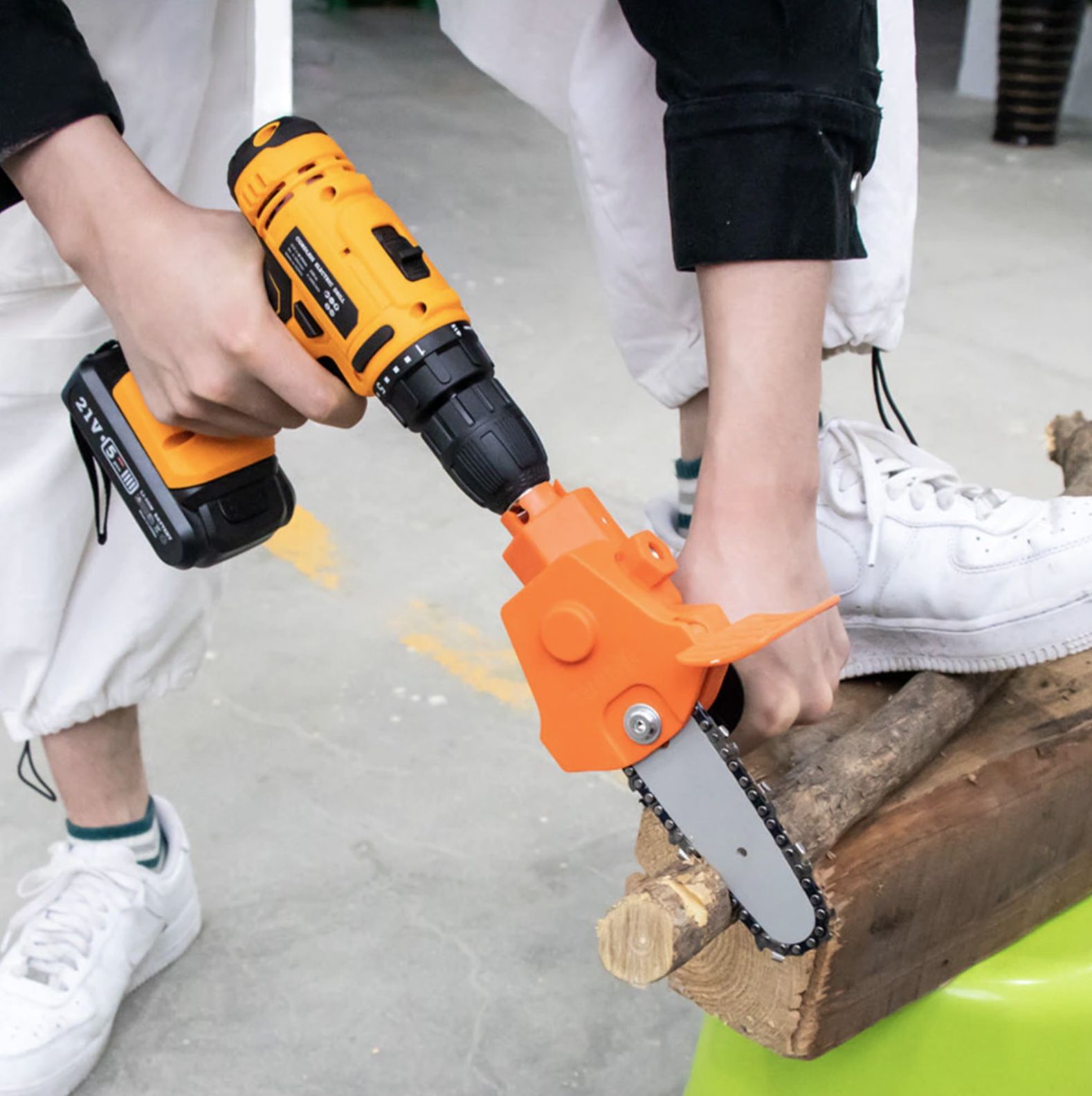 Portable Drill Attachment