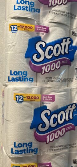 Scott 1000 Toilet Paper 12-Roll Pack