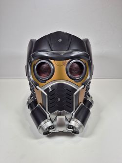 Marvel Star Lord Electronic Helmet Light Up Guardians Gotg Tested Working Condition