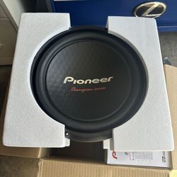 $180 For Both. Pioneer TS-W312D4  12” Subwoofers 