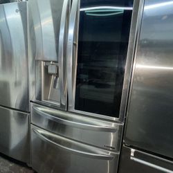 Four Door insta-View Lg Silver Refrigerator 