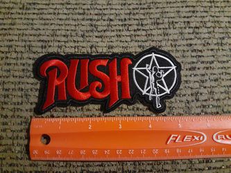 Rush Rock Band Sew or Iron on Patch NEW