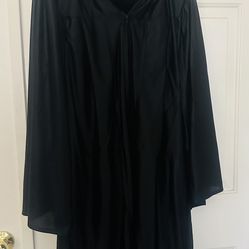 Black Graduation Gown & Cap