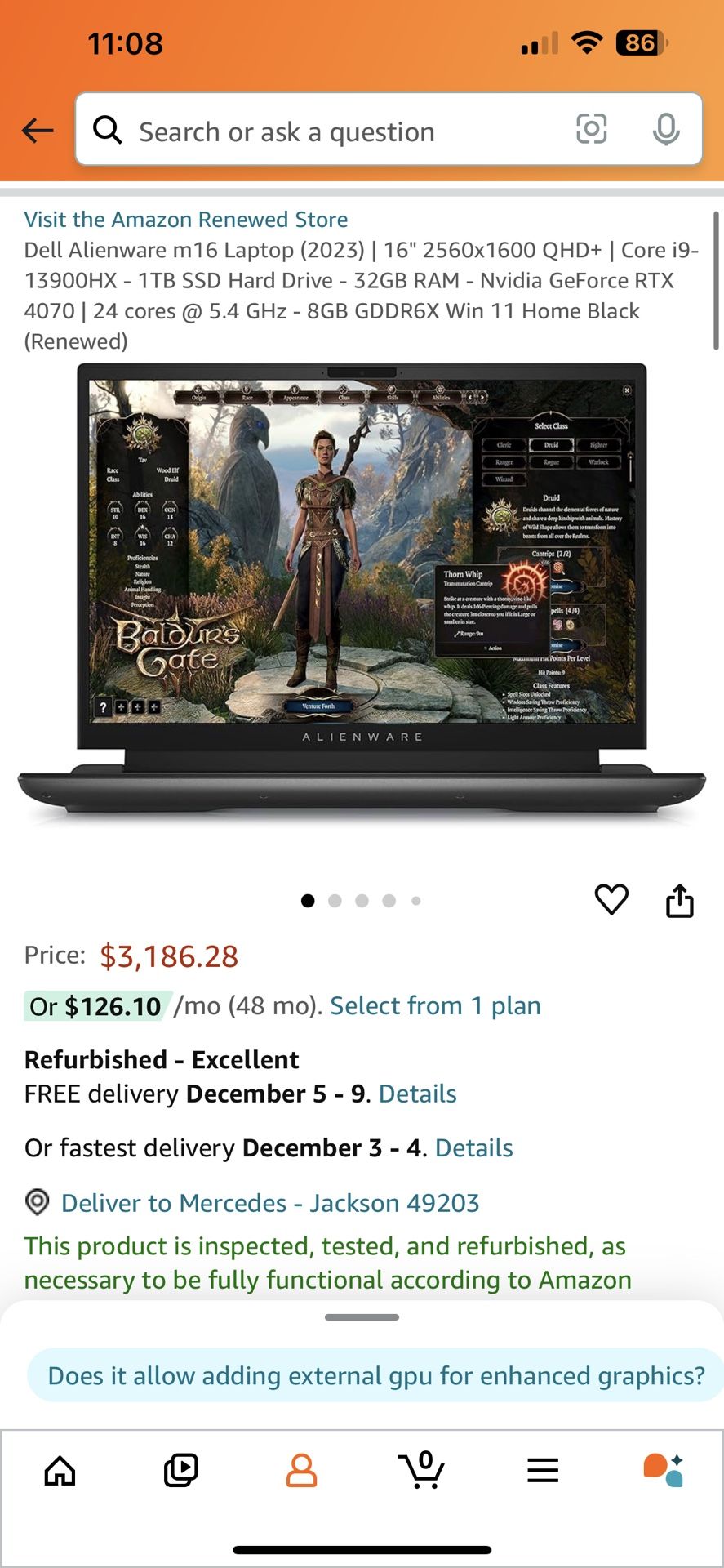 Dell Alienware Trade