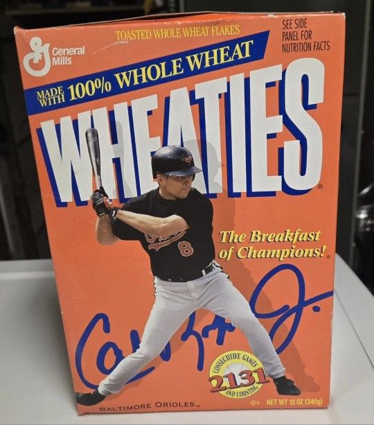 1996 Sealed Unopened Wheaties Collectors Box Cal Ripken Jr MLB Baseball Record