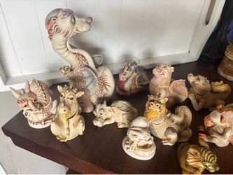 Harmony Kingdom  dragons.  Treasure Jest