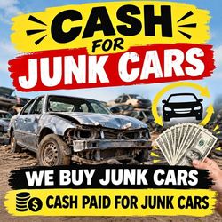 Cash for junk cars- we buy scrap cars for cash 💰💸
