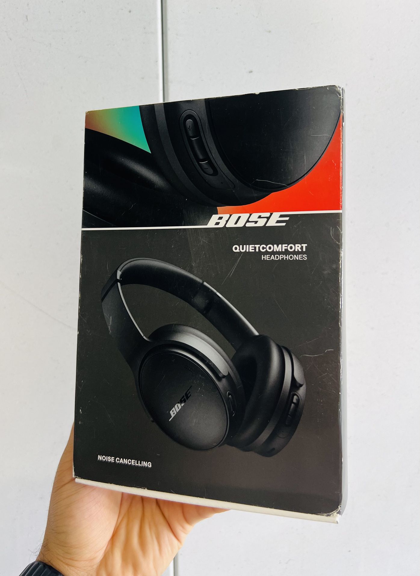 Bose - QuietComfort Wireless Noise Cancelling Over-the-Ear Bluetooth Headphones - Black 