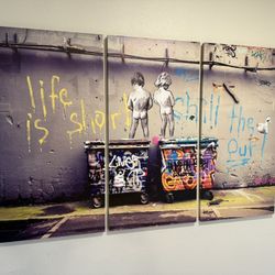 Life Is Short Canvas Print