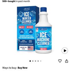 2 Cleaning Bottles For The Ice Machine 