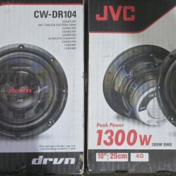 2 10" Jvc Subs