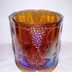 Carnival Glass Canister Marigold No Lid