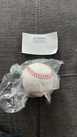 Gio Urshela Autographed Ball
