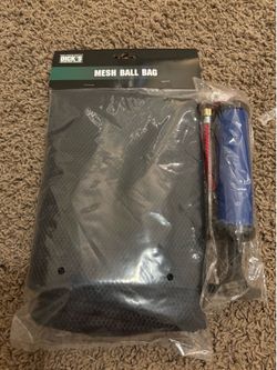 Ball bag and ball pump