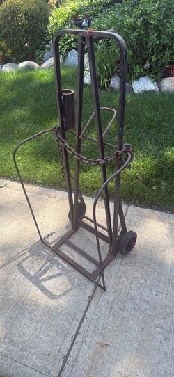 Handtruck for Oxygen acetylene thanks
