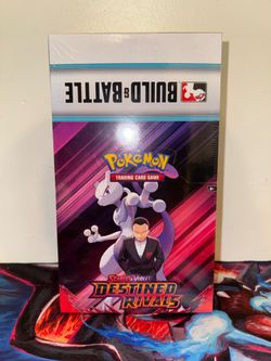 Pokemon cards! Destined rivals build and battle sealed display