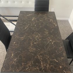 Dining Table Set + Chairs 