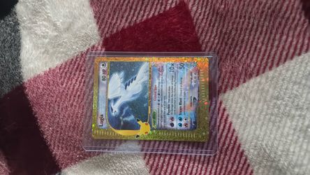 ungraded Lugia pokemon card