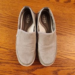 Men's Tan Santa Cruz Croc Loafers Size 11