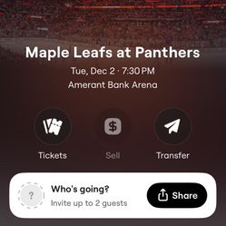 Florida panthers Tickets 