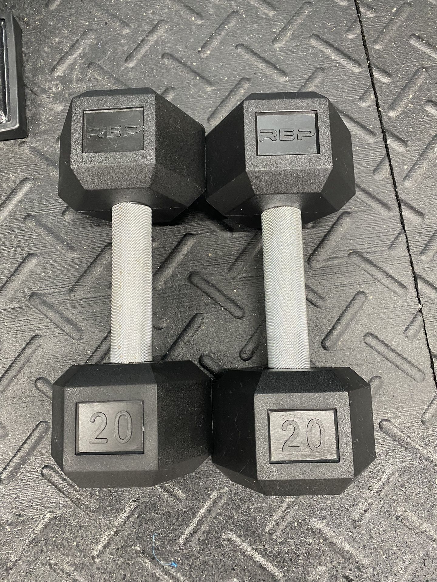 20 pound dumbbell pair. REP Fitness.