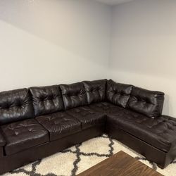 Leather Sectional
