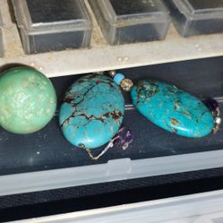 REAL TURQUOISE , also A Variety OfGemstones Available, And Rocks!