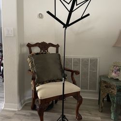 Music  Stand Adjustable Height For Sheet Music Etc ( Includes Carrying Case)