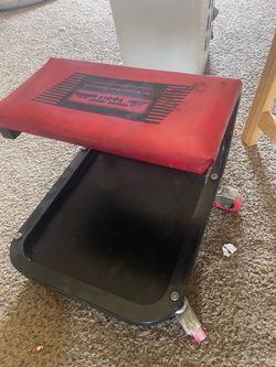 vintage Harbor Freight Tools heavy Duty Mechanic's Roller Seat