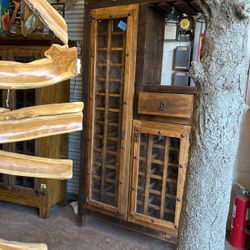 Rustic Wine Cabinet 