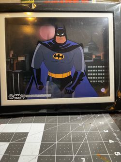 Batman Animated Series - Action Scenes Animation Cel - Batman 1463/4000 (COA)