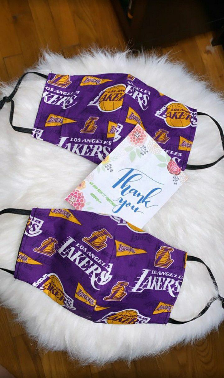 Lakers style masks