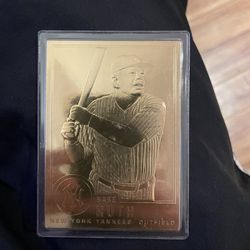 Babe Ruth Baseball Card