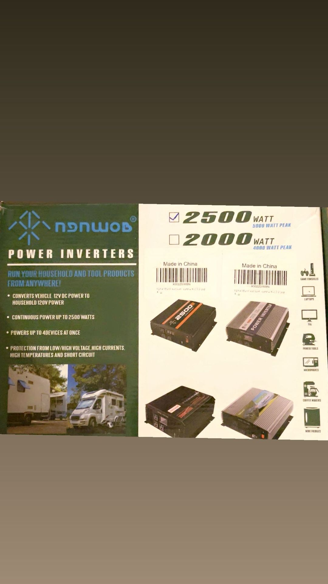 2500 Watt amp