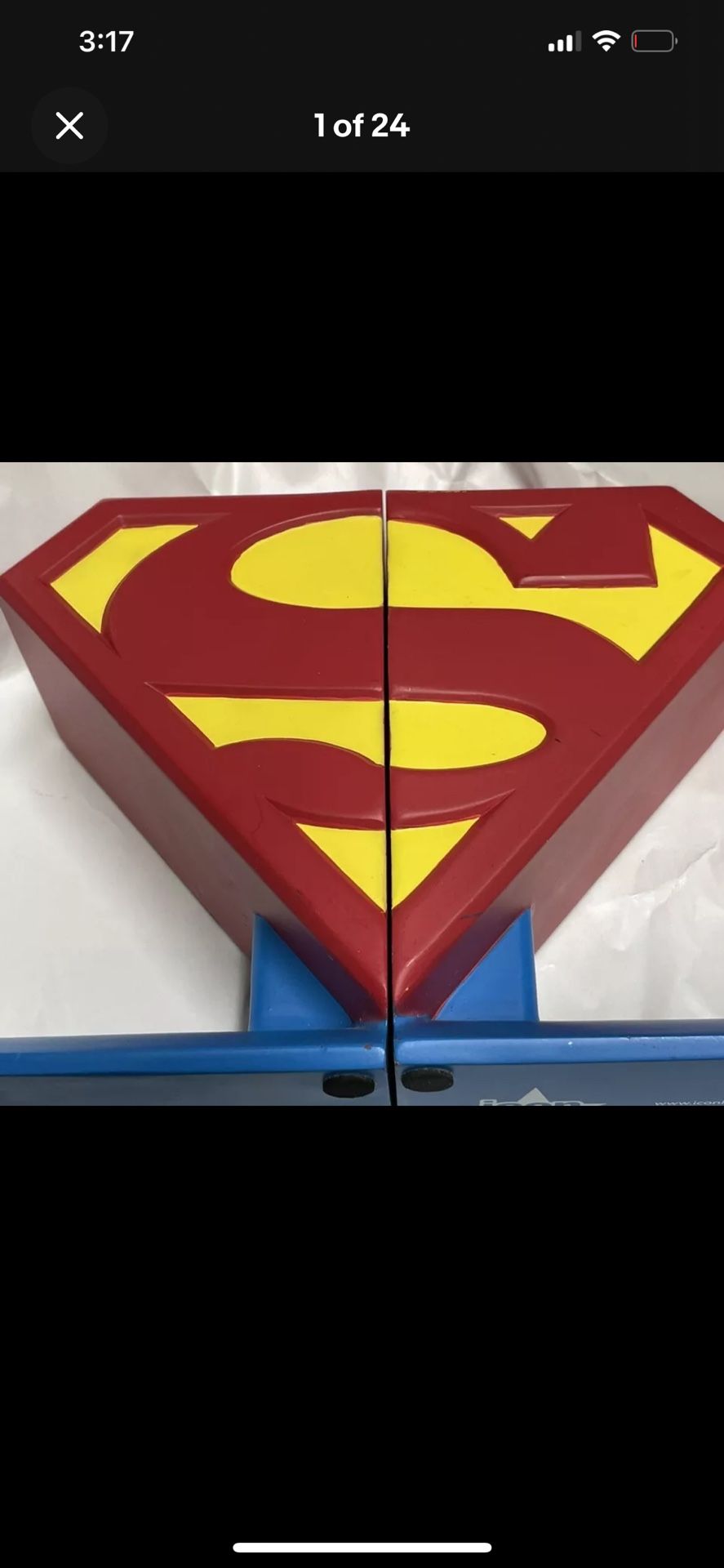 Superman Bookends