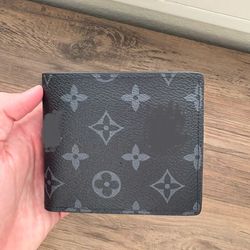 Luxury Unisex Designer Wallet/Cardholder Black Monogram