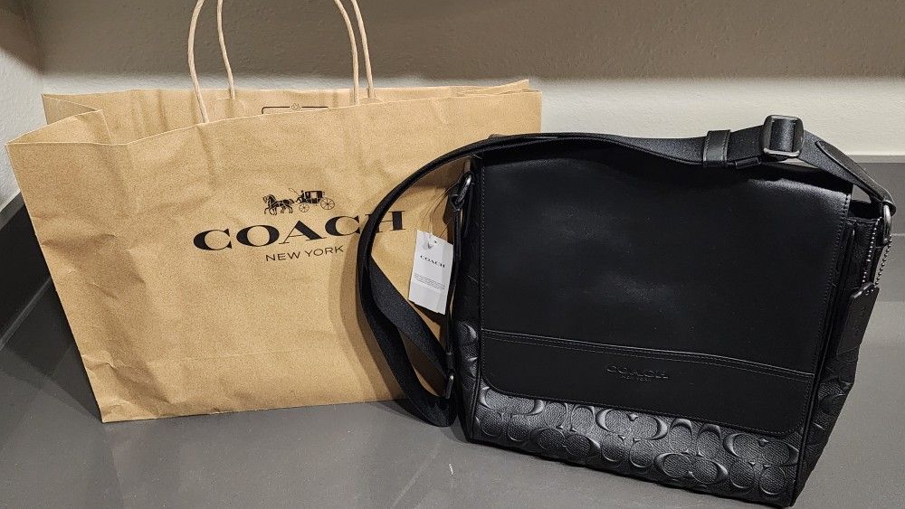 Coach Map Bag - Black