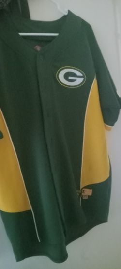 Green Bay Packers Jersey, Authentic NFL,  Medium Button Up