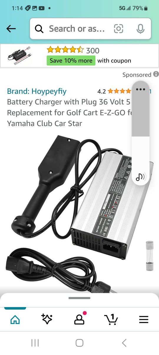 Golf Cart  Battery  Charger 36 V 