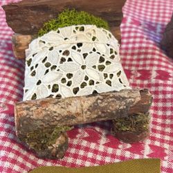 Miniature Fairy House/dollhouse Bed Handmade
