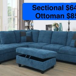 💫FREE DELIVERY💫Brand New Sectional Sofa Couch 