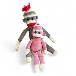 2 sock monkeys