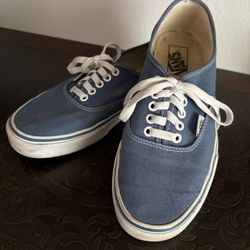 Vintage Vans Blue Authentic low-top sneakers Women’s 9.5 Men’s 8