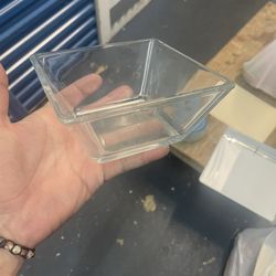 50 big Square glass bowls