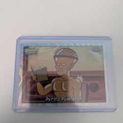 2025 Topps Chrome SpongeBob Pyrite Ponderer /175
