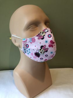 Cotton face mask with filter made in USA