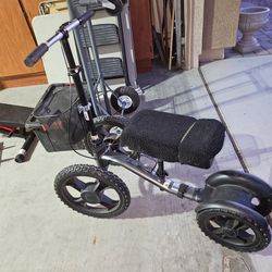Heavy duty knee scooter